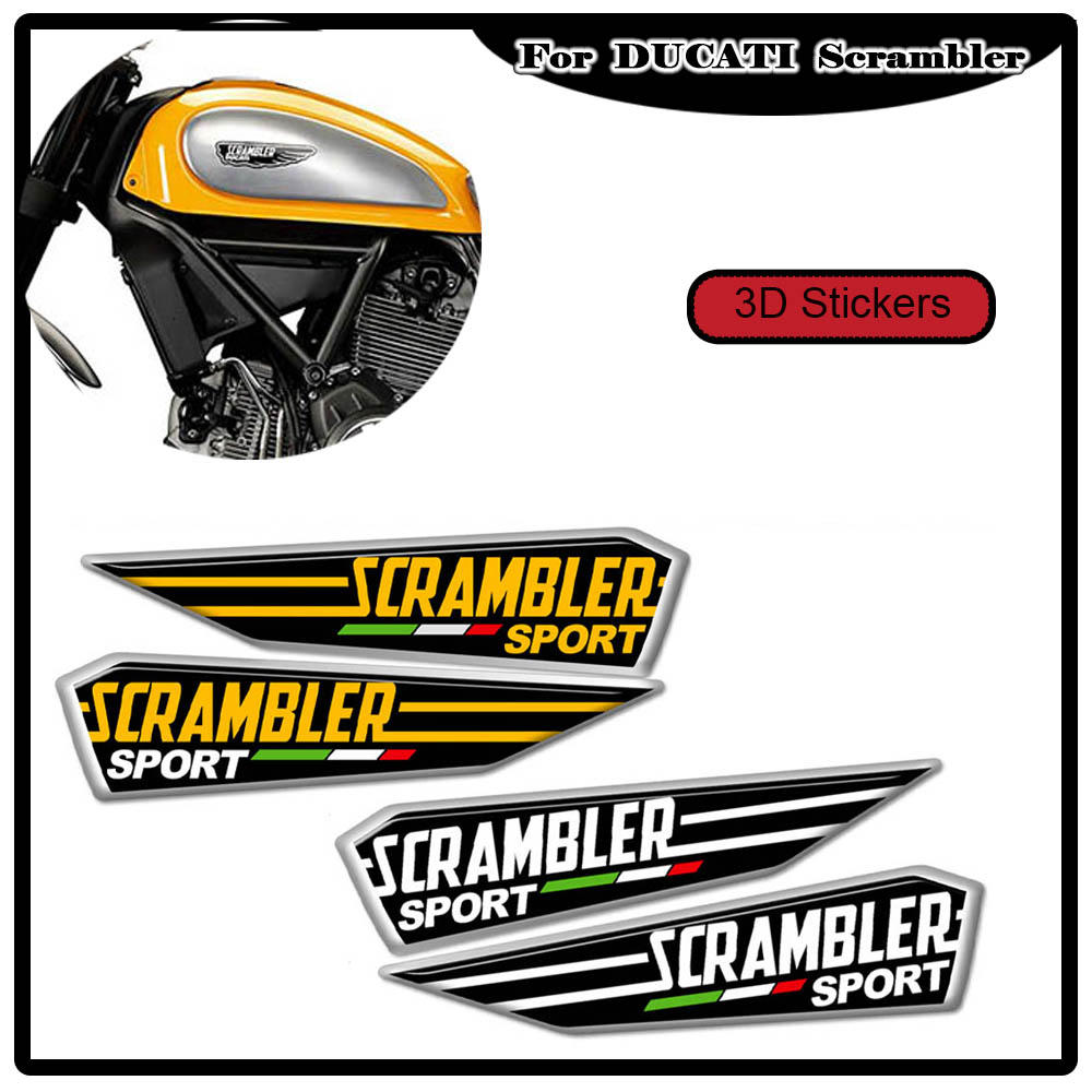 Resin Vat - Für DUCATI Scrambler Tank Pad Aufkleber