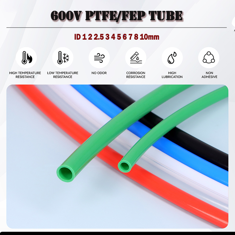 Ptfe Tube - 600V PTFE/FEP Schlauch ID 1 2