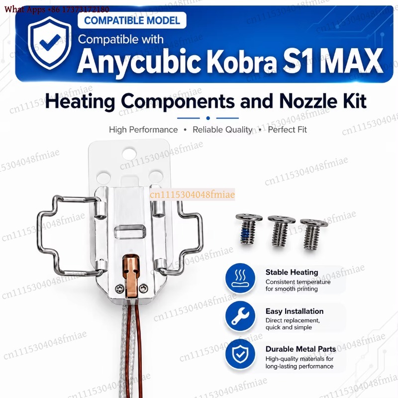 Hotend Assembly - Anycubic Kobra S1 MAX Heizdüsen-Kit Hotend-Baugruppe